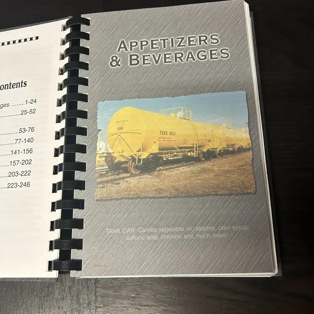 On Track To Good Cooking with First Union Rail 2001 Morris Press Cookbook